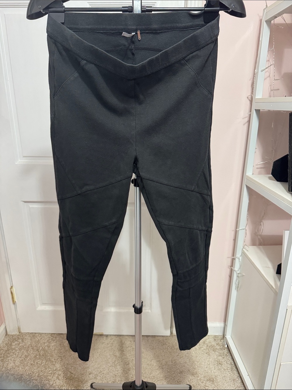 Free People Charcoal Skinny Ponte Leggings